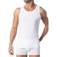 Schiesser Herren Shirt weiß Baumwolle & Mix unifarben von Schiesser