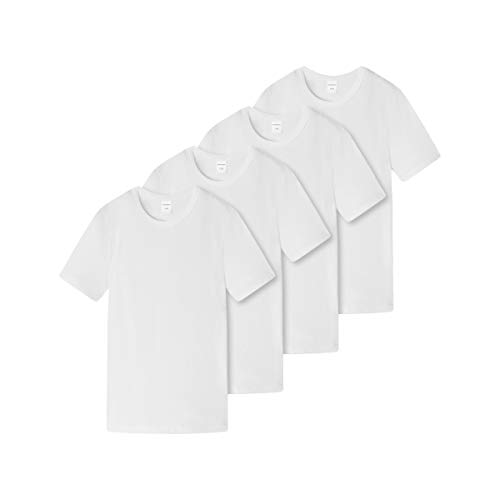 Schiesser - Teens Boys - 95/5 Multipacks - T-Shirt - 173540-4er Spar-Pack (152 Weiß) von Schiesser