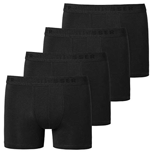 Schiesser - Teens Boys - 95/5 Shorts/Pants - 173534-4er Spar-Pack (152 Schwarz) von Schiesser