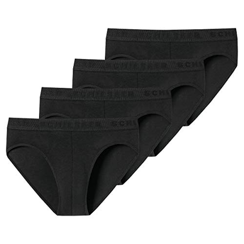 Schiesser - Teens Boys - 95/5 Slips Unterhosen - 173533-4er Spar-Pack (152 Schwarz) von Schiesser