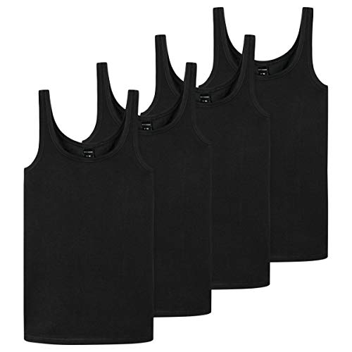 Schiesser - Teens Girls - 95/5 Multipacks - Tops - 173528-4er Spar-Pack (140 Schwarz) von Schiesser