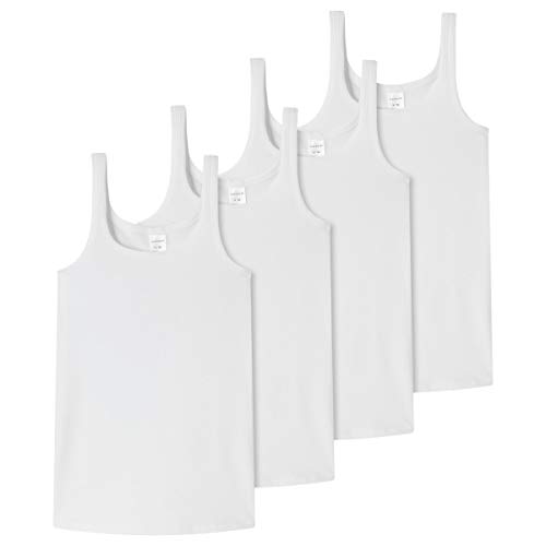 Schiesser - Teens Girls - 95/5 Multipacks - Tops - 173528-4er Spar-Pack (176 Weiß) von Schiesser