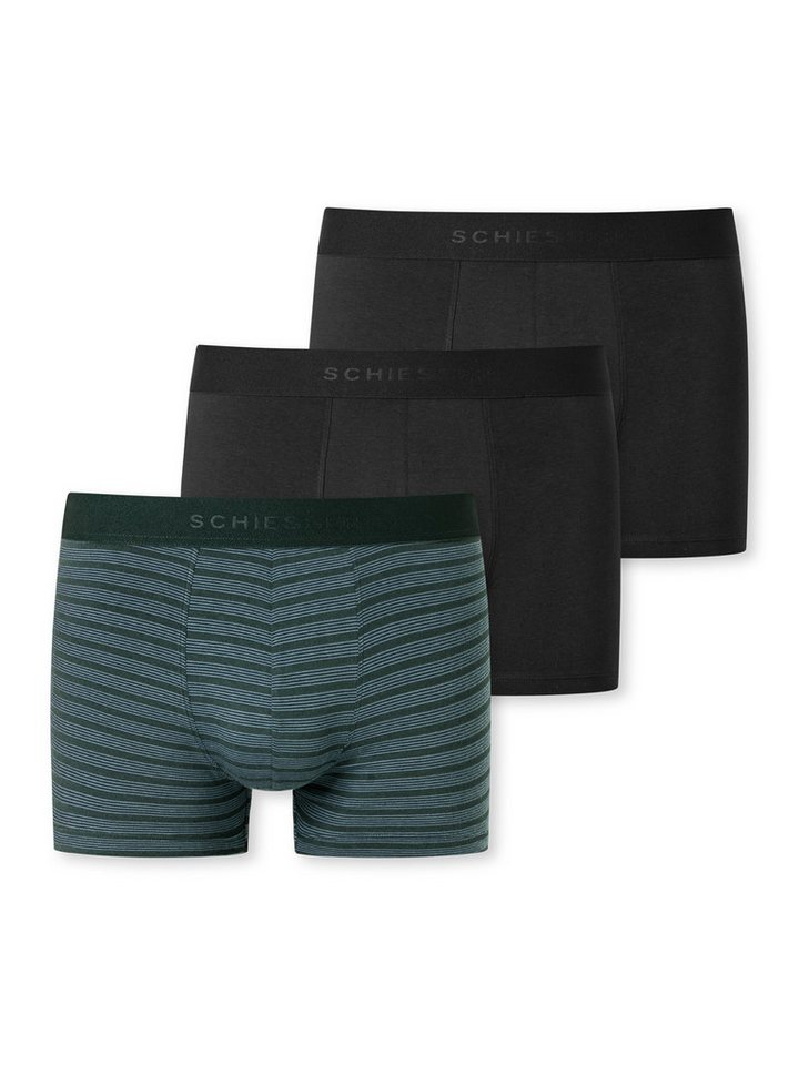 Schiesser Trunk 95/5 Organic Cotton (3-St) Retro-Boxer retroshorts boxershorts von Schiesser