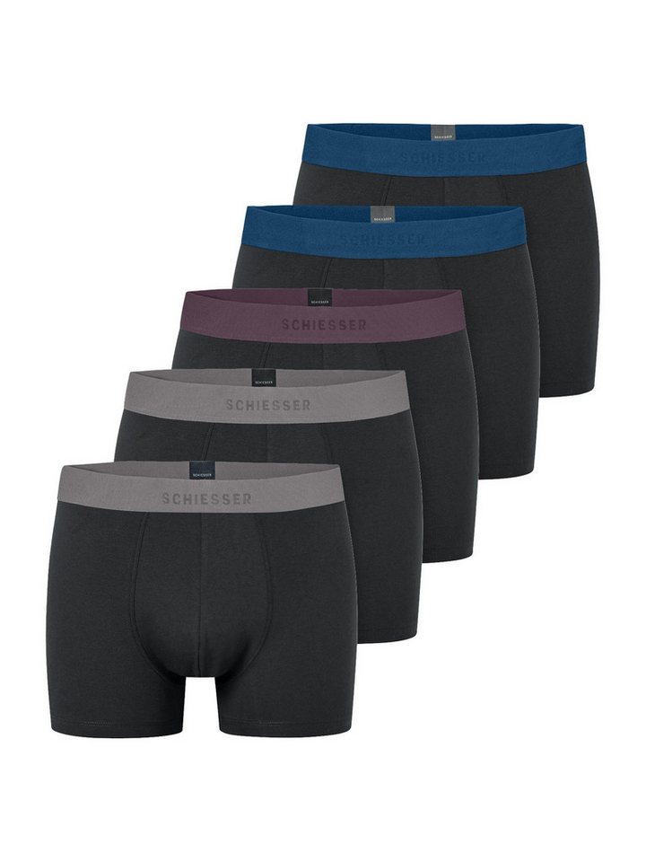 Schiesser Trunk 955 Pack Sets (5-St) Unterhose, Unterwäsche, Boxer Trunk von Schiesser