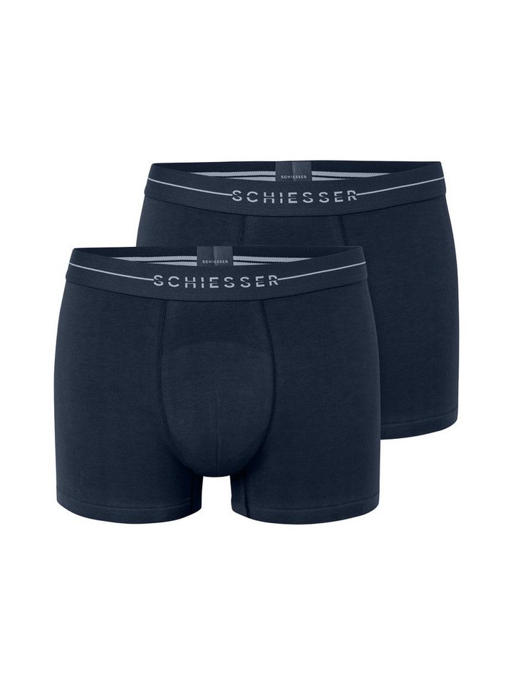 Schiesser Trunk Cotton Flex (2-St) unterhose männer boxershort von Schiesser