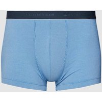 Schiesser Trunks mit Streifenmuster Modell 'Duality' in Bleu, Größe XXL von Schiesser