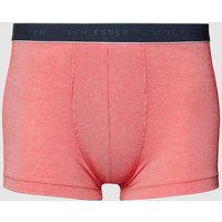 Schiesser Trunks mit Streifenmuster Modell 'Duality' in Rot, Größe S von Schiesser