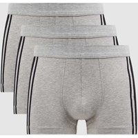Schiesser Trunks mit Stretch-Anteil im 3er-Pack in Mittelgrau Melange, Größe S von Schiesser