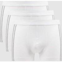 Schiesser Trunks mit Stretch-Anteil im 3er-Pack in Weiss, Größe XXL von Schiesser