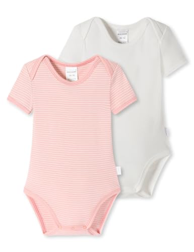 Schiesser Unisex Baby 2 Pack Bodies mit Arm-100% Organic Bio Baumwolle-Größe 56 bis 104 Unterwäsche, Sortiert 1_181001, 62 (2er Pack) von Schiesser
