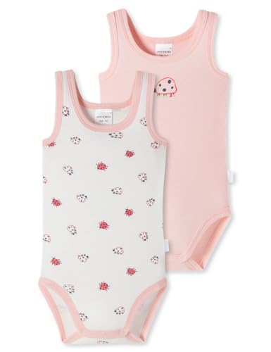 Schiesser Unisex Baby 2 Pack Wickelbody ohne Arm mit Knöpfen-100% Organic Bio Baumwolle-Größe 56 bis 104 Unterwäsche, Sortiert 1_181000, 68 (2er Pack) von Schiesser