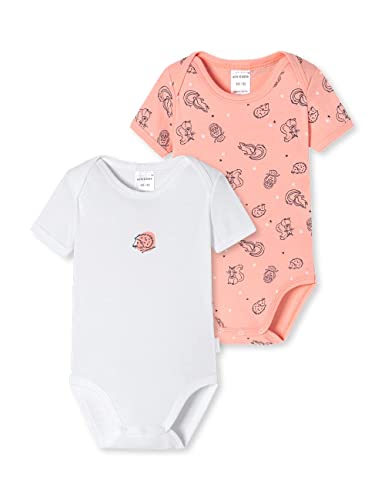 Schiesser Unisex Baby 2pack Bodies 1/2 Unterwäsche, Sortiert 1, 68 von Schiesser