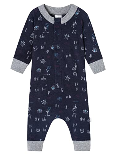 Schiesser Unisex Baby Kleinkind-Schlafanzüge, dunkelblau, 62 von Schiesser