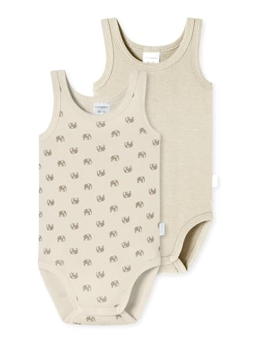 Schiesser Unisex Body 2-Pack Natural Love - Creme - Größe 92 von Schiesser