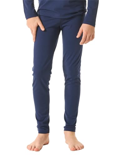 Schiesser Unisex Unterhose lang-Thermo Unterwäsche, dunkelblau_181855, 92 von Schiesser