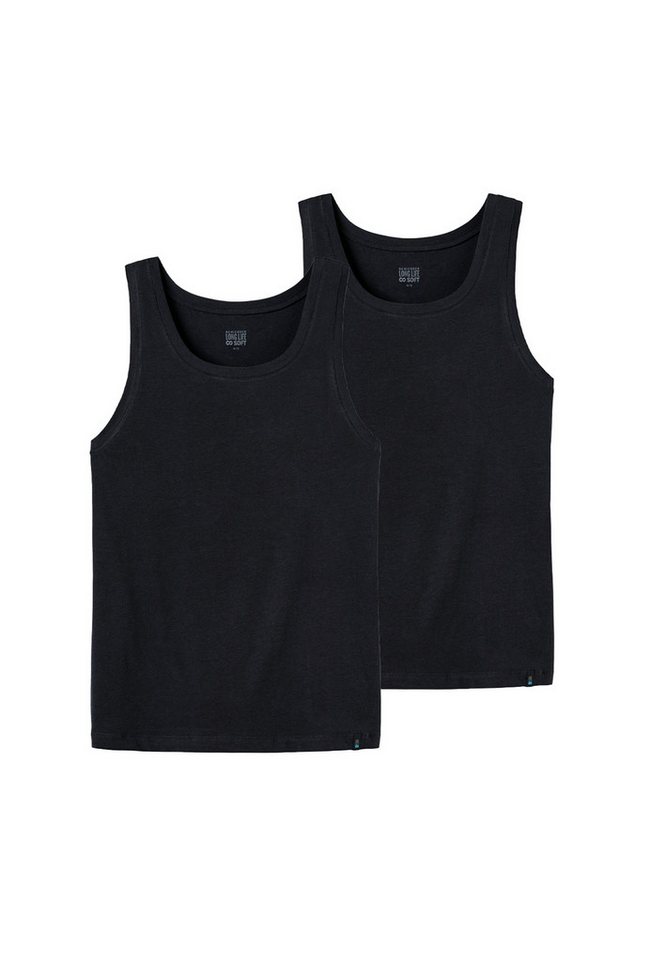 Schiesser Unterhemd 2er Pack Long Lift Soft (Spar-Set, 2-St) Unterhemd / Tanktop - Baumwolle - Atmungsaktiv von Schiesser