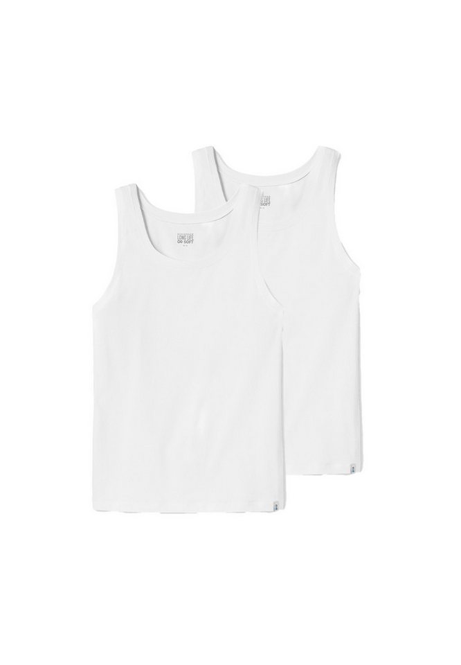Schiesser Unterhemd 2er Pack Long Lift Soft (Spar-Set, 2-St) Unterhemd / Tanktop - Baumwolle - Atmungsaktiv von Schiesser