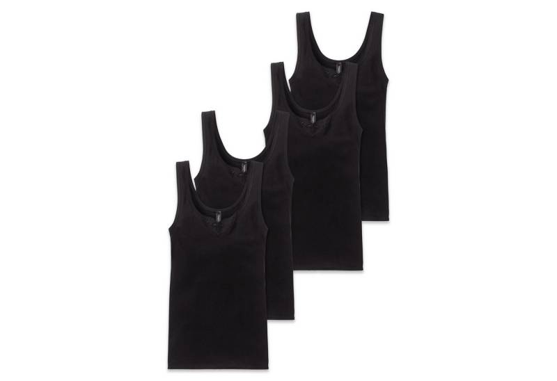 Schiesser Unterhemd Damen Unterhemd 4er Pack Baumwolle (Packung, 4er Pack) von Schiesser