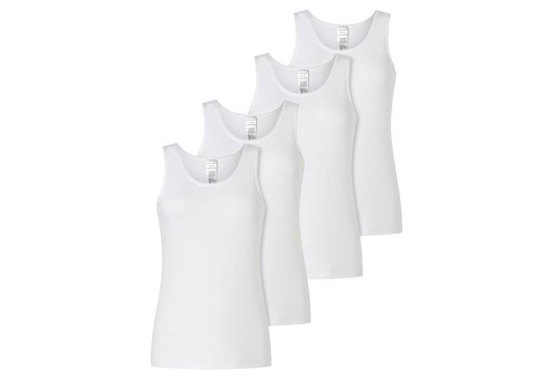 Schiesser Unterhemd Damen Unterhemd 4er Pack Baumwolle (Packung, 4er Pack) von Schiesser