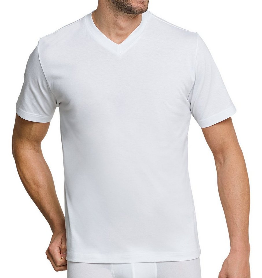 Schiesser Unterhemd Herren American T-Shirt 2er Pack - 1/2 Arm von Schiesser