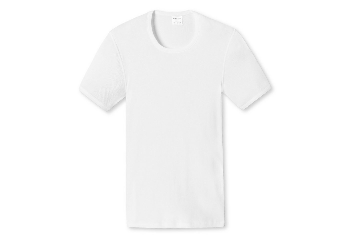 Schiesser Unterhemd Herren T-Shirt 1er Pack Baumwolle (Packung, 1er Pack) von Schiesser