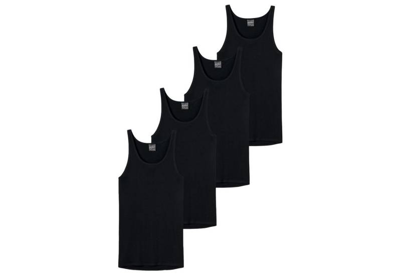 Schiesser Unterhemd Herren Unterhemd 4er Pack Baumwolle (Packung, 4er Pack) von Schiesser