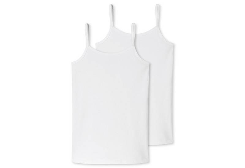 Schiesser Unterhemd Mädchen Unterhemd 2er Pack Baumwolle (Packung, 2er Pack) von Schiesser