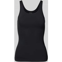 Schiesser Unterhemd im unifarbenen Design Modell 'Unique' in Black, Größe 42 von Schiesser