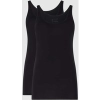 Schiesser Unterhemd mit Stretch-Anteil im 2er-Pack in Black, Größe 44 Schiesser Unterhemd mit Stretch-Anteil im 2er-Pack in Black, Größe 44 von Schiesser
