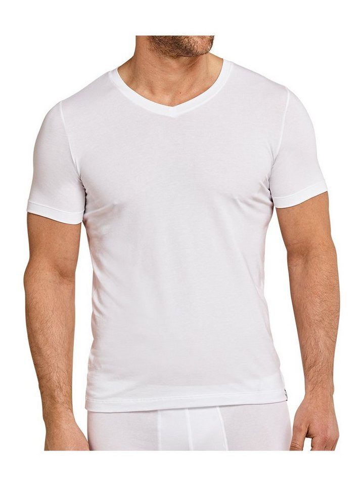 Schiesser Unterziehshirt Schiesser Long Life Soft V-Neck Shirt (Packung, 3-St) von Schiesser