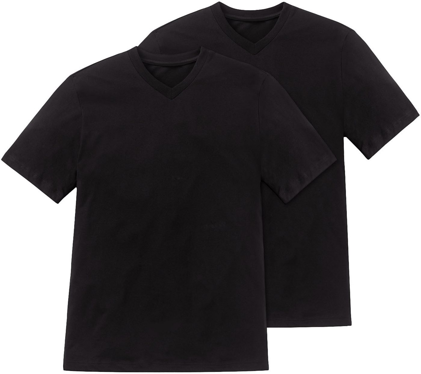Schiesser V-Shirt "Essentials" (2er-Pack) mit V-Ausschnitt von Schiesser