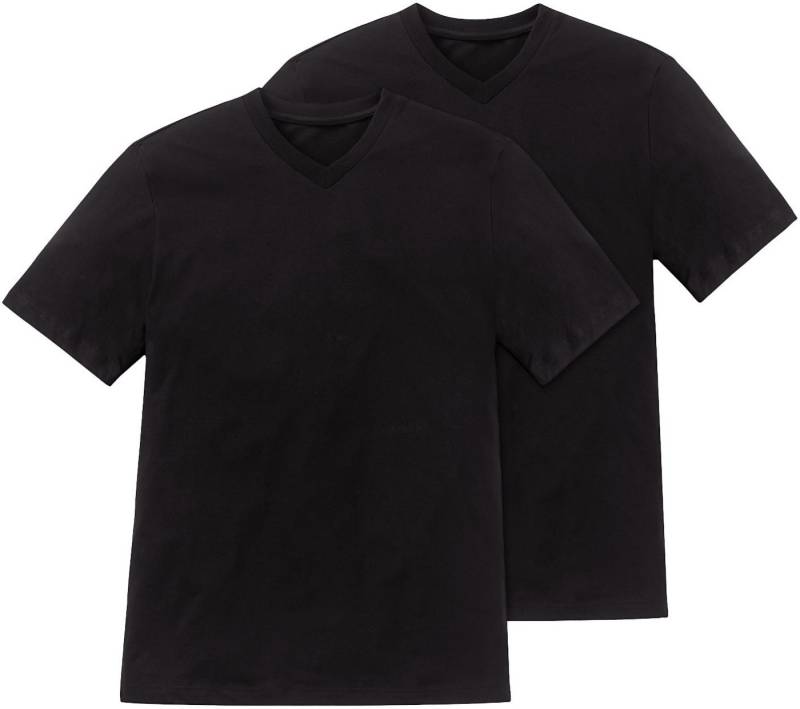 Schiesser V-Shirt "Essentials" (2er-Pack) mit V-Ausschnitt von Schiesser