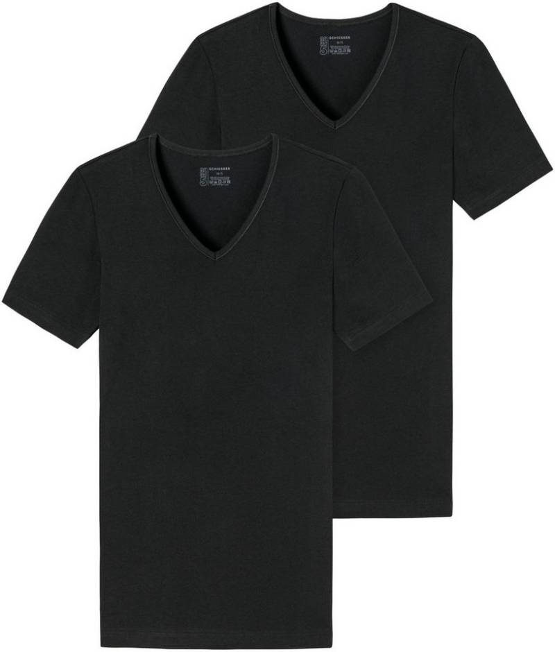 Schiesser V-Shirt "95/5" (2er-Pack) mit tiefem V-Ausschnitt von Schiesser