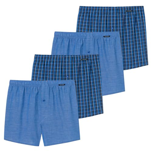 Schiesser - Web - Boxershorts - 4er Pack (10 Royal Blue) von Schiesser