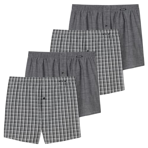 Schiesser - Web - Boxershorts - 4er Pack (9 Schwarz) von Schiesser