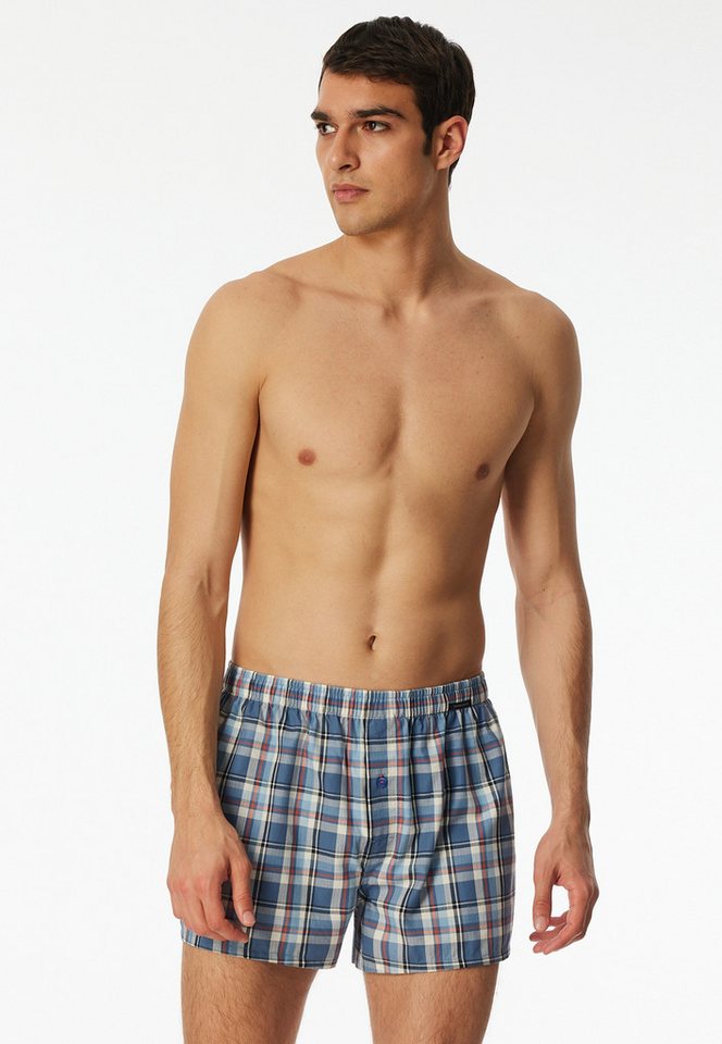 Schiesser Webboxer "Boxershorts Multipacks" (2er Pack) Elastischer Bund mit kleinem SCHIESSER Logo von Schiesser