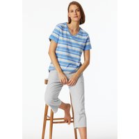 Schlafanzug 3/4-lang hellblau - Casual Essentials 46 Schlafanzug 3/4-lang hellblau - Casual Essentials 46 von Schiesser