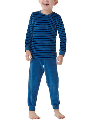 Schiesser Jungen Schlafanzug Set Pyjama warme Qualitäten Frottee - Fleece - Interlock - Größe 92 bis 140 von Schiesser