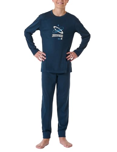 Schiesser Jungen Schlafanzug Set lang - 100% Organic Bio Baumwolle - Größe 140 bis 176, blau_181998, 164 Schiesser Jungen Schlafanzug Set lang - 100% Organic Bio Baumwolle - Größe 140 bis 176, blau_181998, 164 von Schiesser