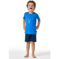 Schlafanzug kurz Fische aquarium - Boys World 98 von Schiesser