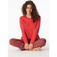 Schlafanzug lang Bündchen beere gemustert - Comfort Essentials 48 Schlafanzug lang Bündchen beere gemustert - Comfort Essentials 48 von Schiesser