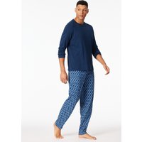 Schlafanzug lang dunkelblau - Casual Essentials 56 Schlafanzug lang dunkelblau - Casual Essentials 56 von Schiesser