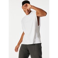 Shirt ärmellos Doppelripp weiß - SCHIESSER 150 Years 52 von Schiesser