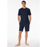 Shirt kurzarm Sweat-Qualität nachtblau - Mix+Relax 48 von Schiesser