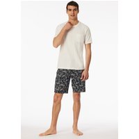 Shirt kurzarm Sweat-Qualität off-white - Mix+Relax 48 von Schiesser