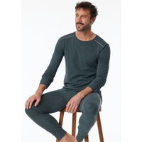 Shirt langarm blau meliert - Comfort Fit 6 von Schiesser