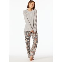Shirt langarm rundhals grau-jaspe - Mix+Relax 48 von Schiesser