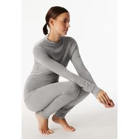 Shirt mit Rolli langarm grau-meliert - Premium Warming 44 von Schiesser