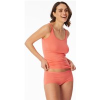 Shorts 2er-Pack Organic Cotton weiß/ pfirsich - 95/5 38 von Schiesser