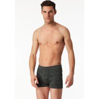 Shorts Interlock dunkelgrün gemustert - Fine Interlock 7 von Schiesser